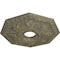 Ekena Millwork Nottingham Medallion (Canopies up to 4 5/8"), 18"OD x 3 1/2"ID x 1 1/2"P, Witch Hazel Crackle CM18NTWHC - alternate 3